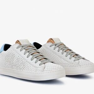 P448 John Margot Sneakers Women EU 40 US 9.5 Snake Embossed Leather Italy